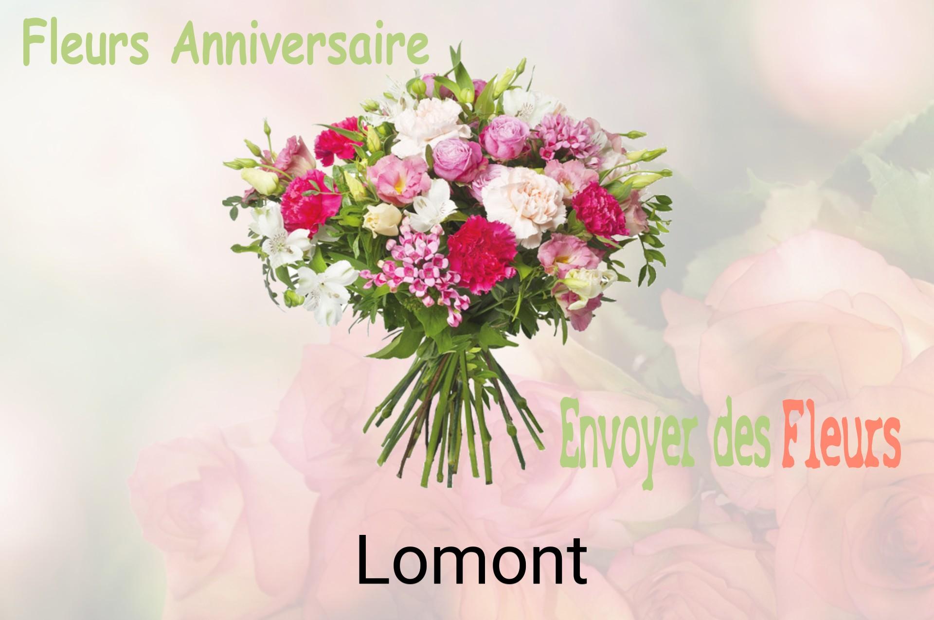 Bouquet de fleurs d’anniversaire livré à Lomont