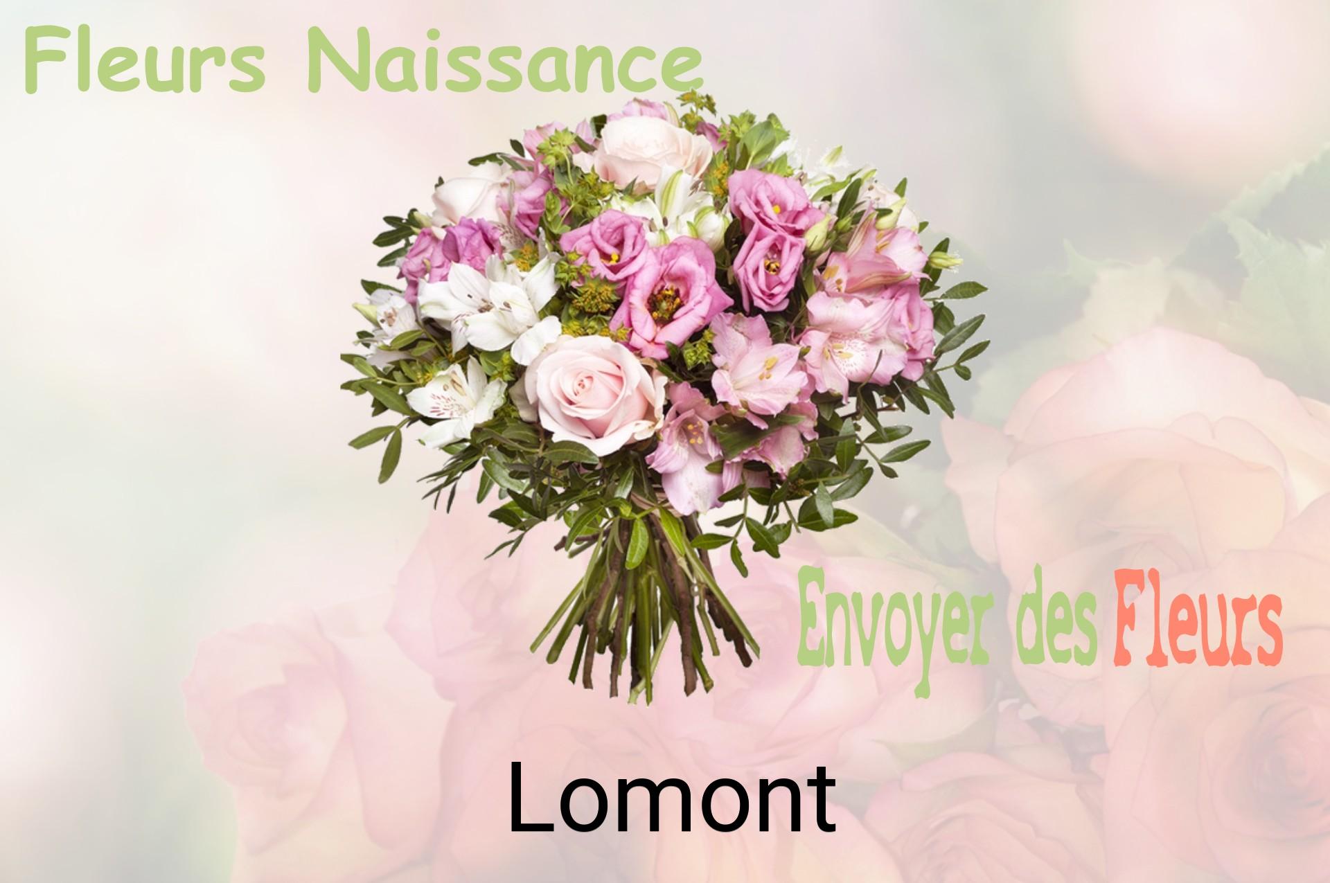Bouquet de fleurs de naissance livré à Lomont